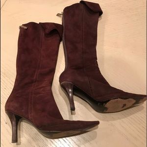 BCBG Tall Suede Boots